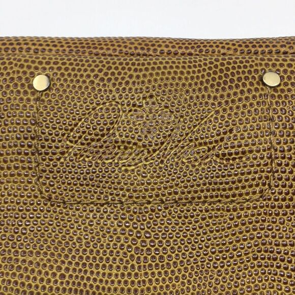 Patricia Nash Glena leather box wristlet  leather embossed NWT with *flaw* - Picture 3 of 16